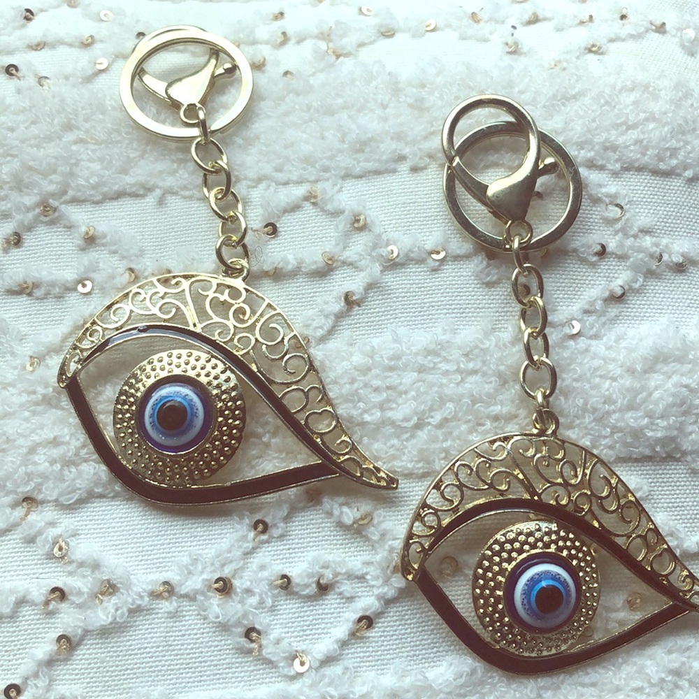 Egyptian Eye Style Keychain
